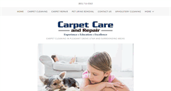 Desktop Screenshot of carpetcareandrepair.com