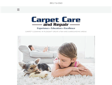 Tablet Screenshot of carpetcareandrepair.com